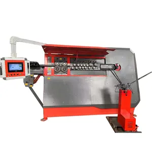 Numerical Control Steel Bar Bending Hoop Machine Single Double Wire Straightening Stirrup Plate Rebar Bending Machine"