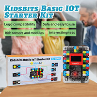 Kidsbits Kit d'apprentissage par capteur de programmation unique pour le codage débutant Kit de démarrage IOT de base pour ESP32