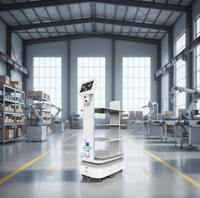 Robot de livraison d'entrepôt, machines de transport de matériaux, robot AGV industriel, robot de livraison logistique d'usine