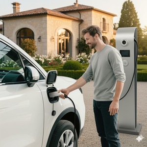 Chargeur EV portable intelligent 3,2 kW 13A avec Type A + DC6mA RCD, contrôle par application, IP65, prise UK, FE-AM2-13mini, chargeur EV portable intelligent - Product Image 2