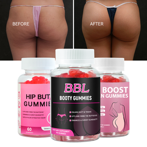 Chinaherbs Private Label Ours Femmes Plus Grosses Fesses Booster Lifting Hanche Et Fesses Amélioration Des Fesses BBL Gummies Pour Les Fesses - Product Image 1