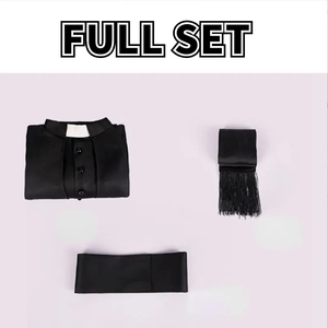 Traje <span class=keywords><strong>de</strong></span> Sacerdote Medieval, <span class=keywords><strong>Iglesia</strong></span> Católica, Religioso, Romano, Retro, Papa, Pastor, <span class=keywords><strong>Padre</strong></span>, Misa, Misionero, Túnica, Sotana, Conjunto Completo - Product Image 6