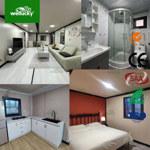 Maison mobile préfabriquée extensible à cadre en acier avec cuisine et salle de bain pour bureau ou <span class=keywords><strong>location</strong></span> Maison mobile - Product Image 5