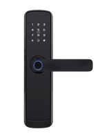 Cerradura de Puerta LOCKAI K7 de Aleación de Aluminio y Madera, Desbloqueo por Huella Dactilar, Tarjeta, Contraseña, Código, a través de Wi-Fi/Almacenamiento en la Nube