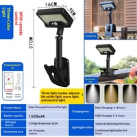 Nouvelle Lampe Solaire LED IP65 à Fixation Murale et sur Pied, Double Usage, Style Européen, pour Jardins, Villas, Clôtures, Aménagements Paysagers et Parcs