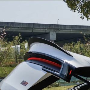 High Quality Carbon Fiber Single <b>Deck</b> Rear Trunk Spoiler Wing 3M <b>Tape</b> No Drilling for Tesla Model 3 Exterior Modification Parts - Product Image 3
