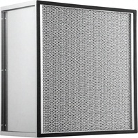 Untuk Penggantian Filter Udara Lipat AC HEPA 24''x24''x11.5'' Rangka Serat Karbon Efisiensi 99,97% Kompatibel dengan Novair 2000