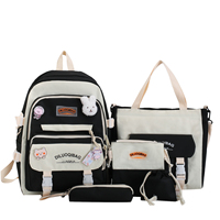 2025 Fábrica al por mayor Lona de gran capacidad Linda mochila escolar para estudiantes Primaria para niños adolescentes