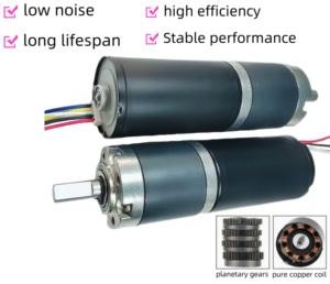 28GP <span class=keywords><strong>DC</strong></span> 모터 385 저속 고토크 6V 12V 24V 유성 기어 영구자석 홀 엔코더 가변 속도 및 토크 - Product Image 4