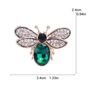 Broche mignonne petite abeille insecte Broche de revers haut de gamme - Product Image 4