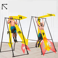 Barre de traction horizontale autoportante en acier pour intérieur et extérieur, usage domestique, pour adultes et enfants, entraînement de force et d'étirement, salle de sport