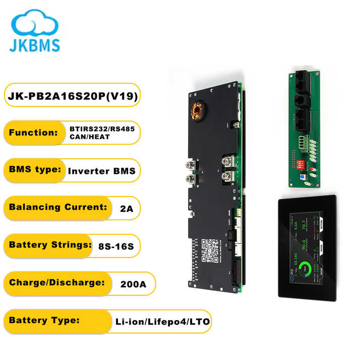新品JK BMS V19 Jikong Bms Jk PB1A16S10P PB2A16S20P PB2A16S30PスマートBMS ...