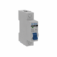 Interruptor de Circuito de CC Solivo 250V 1P 16A 6kA de Alta Capacidad de Ruptura, MCB Solar Fotovoltaico MXB1-63Z