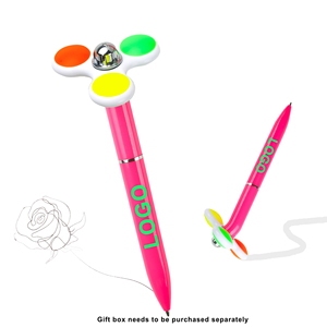 Selling Decompression Novelty Promotional Advertising Fidget Spinner Fancy ABS Plastic <b>Pen</b> with Custom Logo Printing Ballpoint - Product Image 4