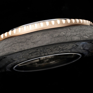 Montre de haute qualité avec cadran rond en fibre de carbone, bracelet en nylon, miroir saphir, aiguilles lumineuses, confortable à porter au quotidien - Product Image 5