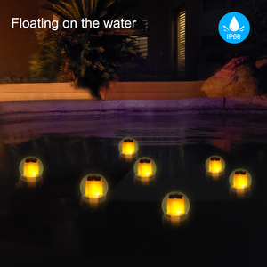 Floating Pool Flame LED Ball <strong>Lights</strong> Waterproof <strong>Light</strong> up Hot Tub <strong>Bathtub</strong> Night <strong>Light</strong> <strong>for</strong> Pond Fountain Garden Lawn Party Decor - Product Image 2