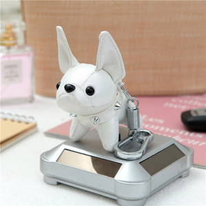 Porte-clés en cuir de designer pour bouledogue français multicolore à la mode, pendentif pour sac à dos, vêtements, bijoux, accessoires - Product Image 2