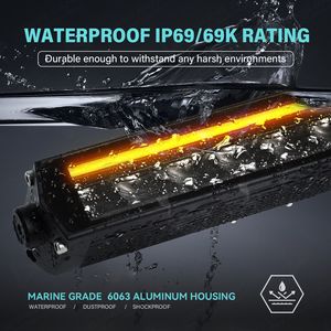 Barra de Luz LED RGB Superbrillante de 52 Pulgadas, Barra de Techo Universal, Impermeable, Estroboscópica para Camión, Todoterreno, Vehículo 4x4 - Product Image 4