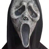 Masque de Latex pour Halloween, Noël, Anniversaire – Accessoire de Cosplay Horreur, Drôle, Effrayant, pour Fête Adulte, Jeu de Rôle NPC