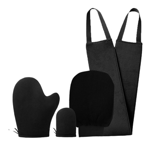 Ensemble de 4 gants autobronzants avec mini applicateur de bronzage personnalisé - Product Image 3