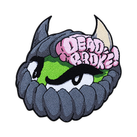 Patch brodé en chenille en forme de cœur et de fleur, écologique, à coudre, pour chapeaux - Options de couleurs