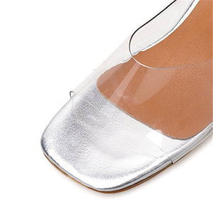 Zapatos de Novia de PVC 2026, Populares, con Tacón Ultra Alto, Transpirables, con Estampado de Leopardo - Product Image 3
