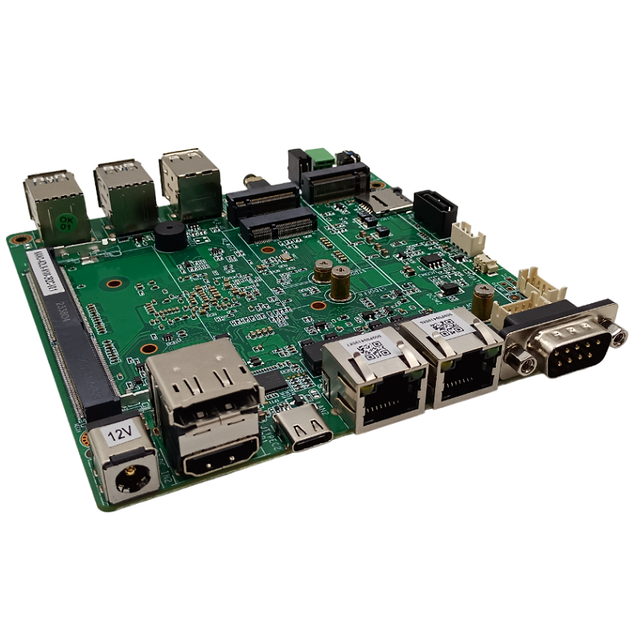 EVUC Embedded Nano-ITX Industrial Motherboard MiniPC 12x12mm Intel N100/N305/N97/N95 Processors 1 Serial Port White Box