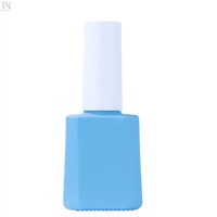 Nouveau design 2026, faible MOQ, couleur unie, OEM ODM, flacons en verre vides de 10 ml et 12 ml pour vernis à ongles gel et huile pour cuticules, avec pinceaux et bouchons