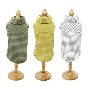 Camisa a cuadros de estilo Simple y conciso para mascotas, accesorios de ropa de perro para primavera y verano, venta al por may - Product Image 5