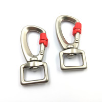 Haute traction Double extrémité petite serrure 20mm fermoir pivotant chien mousqueton pour laisse d'animal familier