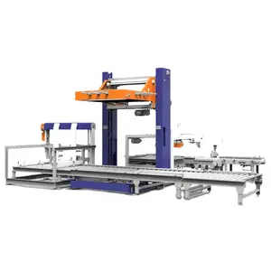 Leadworld máquina de embalagem empilhamento automático, para cimento, gantry rack, palletizador de baixo nível, máquina de palletização