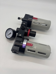 CHACS BC2000 Unité de Traitement d'Air Combinée en Alliage d'Aluminium (Filtre, Régulateur, Lubrificateur) pour Compresseur Pneumatique - Product Image 2