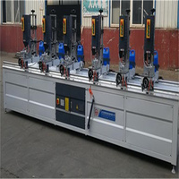 Perceuse verticale combinée multi-têtes à usage intensif de haute précision pour profilés en aluminium et PVC