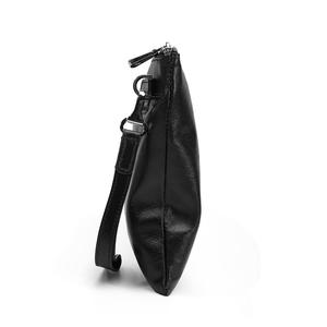 Maroquinerie Logo Personnalisé En Cuir Véritable <span class=keywords><strong>Noir</strong></span> Sac de Poignet <span class=keywords><strong>Homme</strong></span> Enveloppe <span class=keywords><strong>Pochette</strong></span> - Product Image 3