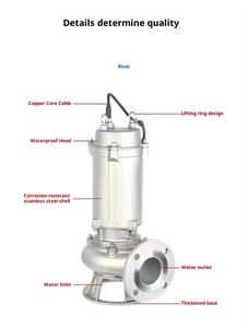 <b>Submersible</b> Sewage <b>Pumps</b> Vertical 440v 60hz Dirty Water Centrifugal Heavy Duty <b>Submersible</b> <b>Pump</b> for Sewage <b>Pump</b> Station - Product Image 6