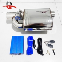 Silencieux de soupape d'échappement de voiture de haute qualité 2.5/ 3 pouces avec Double télécommande Type de tuyau de pompe à Air gauche et droite