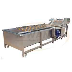 Laveuse de fruits et légumes entièrement automatique à ozone en acier inoxydable avec nettoyage par bulles d'air, état neuf, composant moteur essentiel - Product Image 3