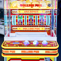 Arcadix Machine à prix rotative à monnayeur, machine à cadeaux à pinces, jeu d'arcade pour parcs d'attractions et centres commerciaux