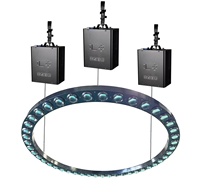 Anneau lumineux cinétique LED 5KG 42x15W pour DJ, discothèque, bar, scène