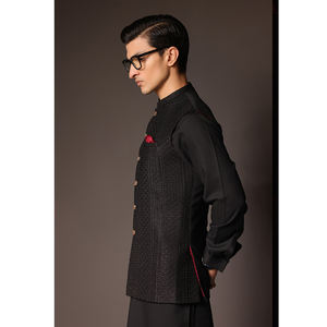 Gilet de mariage classique haute performance pour hommes, design unique, respirant, fabriqué par OEM, vêtements de mariage pour l'hiver - Product Image 5