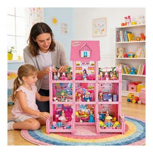 Ensemble de figurines et de meubles pour maison de poupée, accessoires pour maison de poupée, jeu créatif d'histoire, jouet cadeau - Product Image 2