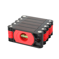 Règle horizontale pliante multifonctionnelle multi-angle haute précision avec règle d'équilibre magnétique jauge pour le travail du bois