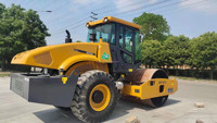 Nouvelle rouleuse vibrante à tambour unique de 14 tonnes de la marque XS143J, robuste, pour le compactage de l'asphalte et du sol