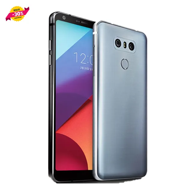 Celular android 100% original usado g6 32g/64g, smartphone com segunda mão, desbloqueado, dois cartões, barato, para lg g6