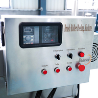 Borstelrol 500kg/u wortelschilmachine voor fruit & groenten multifunctionele aardappelwas- en schilmachine