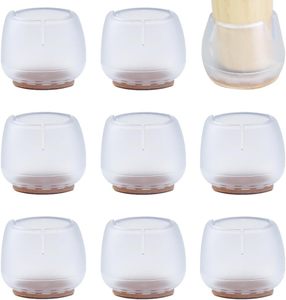 Housse de protection universelle pour table, antidérapante, protection du sol, silencieuse, pour pieds de chaises ronds et carrés, coussinets en silicone pour pieds de chaise, meubles - Product Image 1