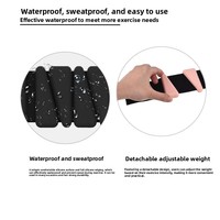 Bandes de fitness en silicone personnalisables de haute qualité 1lb 2lb 4lb, poids antidérapants en fer pour poignets et chevilles pour le fitness