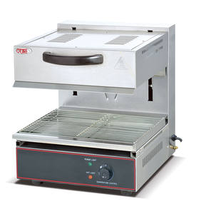 Fornitura di fabbrica di nuovo Gas commerciale <span class=keywords><strong>salamandra</strong></span> a infrarossi 8 bruciatore piano da banco in acciaio inox per ristoranti Hotel industrie - Product Image 6