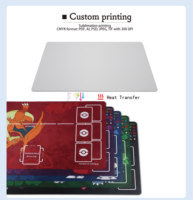 Tapis de souris de jeu antidérapant, lavable, imprimé sur mesure, grande base en caoutchouc, en gros, en stock, pour ordinateur, laboratoire, tapis de jeu TCG