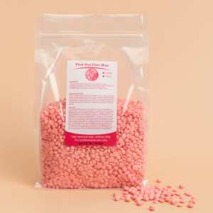 WaxNewK Etiqueta Privada nuevo producto 1kg bolsa cuentas depilatoria rosa sin papel depilación sin dolor <span class=keywords><strong>cera</strong></span> dura - Product Image 2